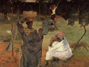 Mango Pickers, Martinique Artwork by Paul Gauguin