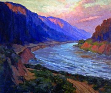 Colorado Twilight Artwork by Jean Mannheim