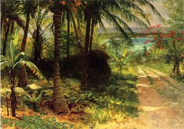 Tropical Landscape Artwork by Albert Bierstadt
