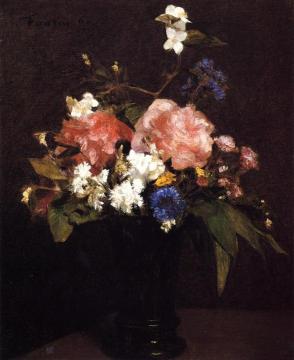 Flowers Artwork by Henri Fantin-Latour