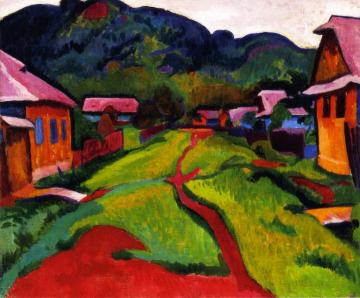 The Veresvíz Street in Nagybánya Artwork by Géza Bornemisza