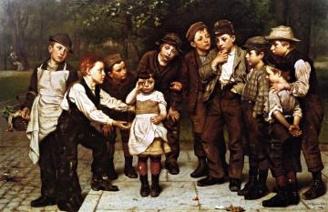 The Lost Child Artwork by John George Brown