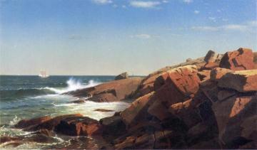 Indian Rock, Narragansett, Rhode Island Artwork by William Stanley Haseltine