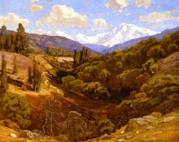 Sunny Slopes Artwork by William Wendt
