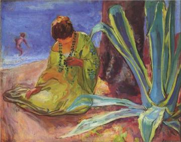 Woman in a Pearl Necklace, Sainte Maxime Artwork by Henri Lebasque