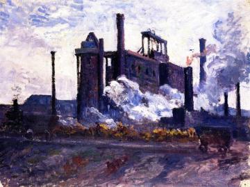 Factory near Charleroi Artwork by Maximilien Luce