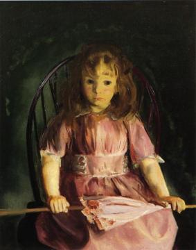 Jean in a Pink Dress Artwork by George Wesley Bellows