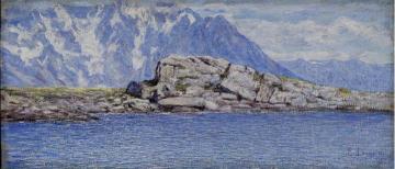 The Cliff Artwork by Emilio Longoni