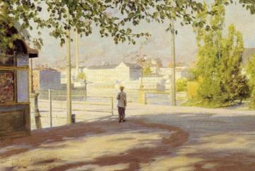 View of Norrköping Artwork by Johan Krouthén