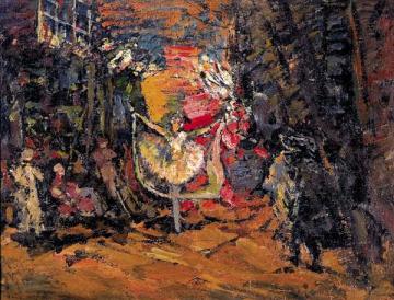 Stage Design for Don Quixote Artwork by Constantin Alexeevich Korovin