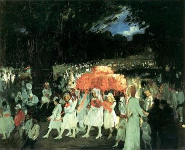 May Day in Central Park Artwork by George Wesley Bellows