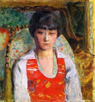 Portrait of a Young Girl Artwork by Pierre Bonnard