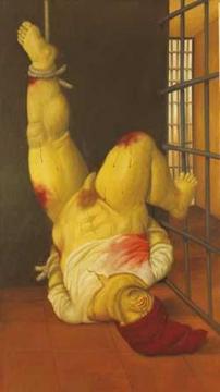 Abu Ghraib 44 (detail) Artwork by Fernando Botero