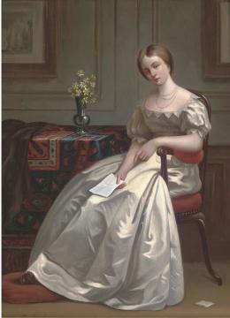The Letter Artwork by Gustave-Leonard de Jonghe