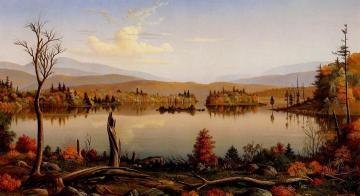 Blue Mountain Lake, Adirondacks Artwork by Levi Wells Prentice
