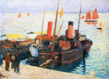 Boats Artwork by Henri Martin