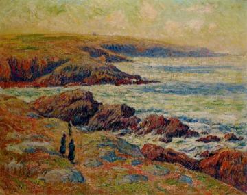 The Coast near Douarnenez Artwork by Henry Moret