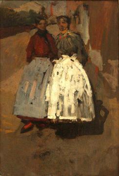 Factory girls Artwork by George Heidrik Breitner