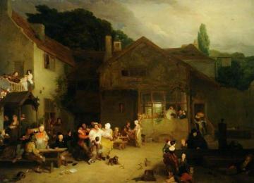 The Village Holiday Artwork by Frederick Goodall