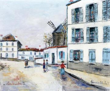 The Moulin De La Galette Artwork by Maurice Utrillo
