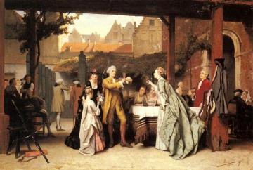 Toasting The Winner Artwork by Auguste Serrure