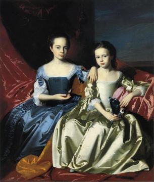 Mary And Elizabeth Royall Artwork by John Singleton Copley