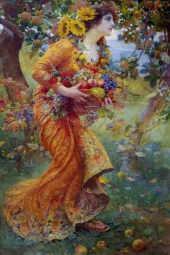 In the Orchard Artwork by Franz Dvorak