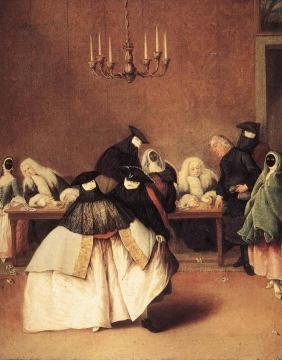 The Ridotto Artwork by Pietro Longhi