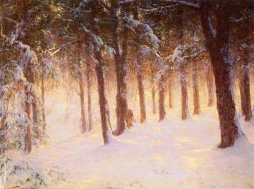 Jewelled Pines Artwork by Walter Launt Palmer