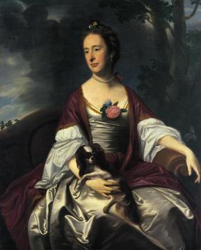 Mrs. Jerathmael Bowers Artwork by John Singleton Copley