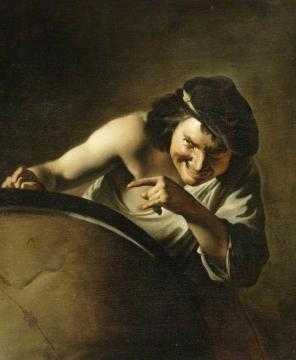 Democritus: The 'laughing Philosopher' Artwork by Paulus Moreelse