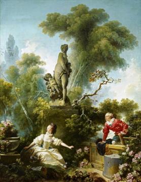The Progress of Love, The Meeting Artwork by Jean Honore Fragonard