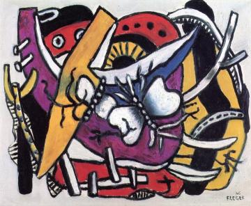 White Butterfly Artwork by Fernand Léger