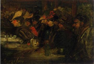 At the Cafe Artwork by George Benjamin Luks