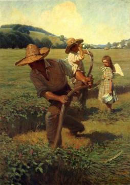 The Scythers Artwork by Newell Convers (N.C.) Wyeth