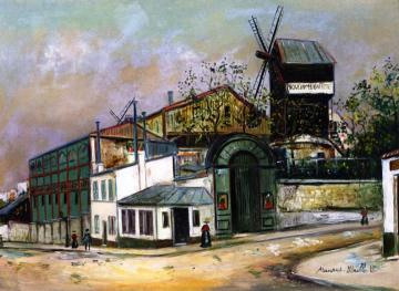 Moulin de la Galette, Montmartre Artwork by Maurice Utrillo