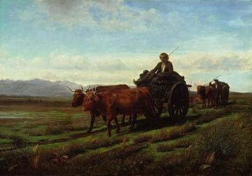 Going to Market Artwork by Rosa Bonheur