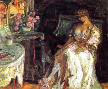 Misia with Roses Artwork by Pierre Bonnard