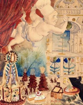 The God Of Confectioners Artwork by Otto Dix