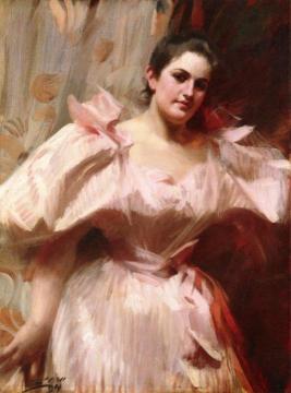Frieda Schiff, Later Mrs. Felix M. Warburg Artwork by Anders Zorn