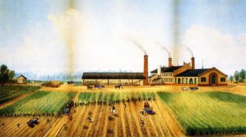 Riverlake Sugarhouse Artwork by Marie Adrien Persac