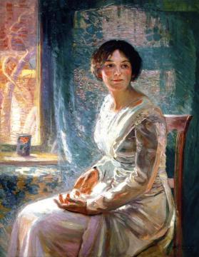 Portrait Of Mrs. K Artwork by Joseph Kleitsch