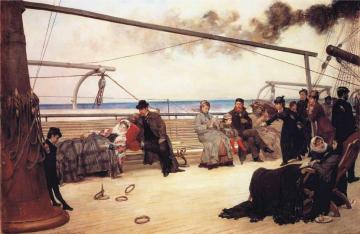 On Shipboard Artwork by Henry Bacon