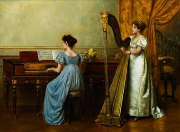 The Duet Artwork by George Goodwin Kilburne
