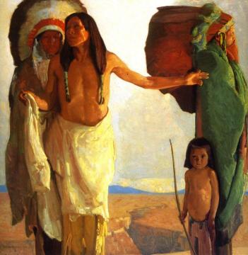 The Peacemaker Artwork by Ernest Blumenschein