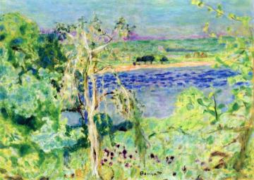 The Seine at Vernon Artwork by Pierre Bonnard