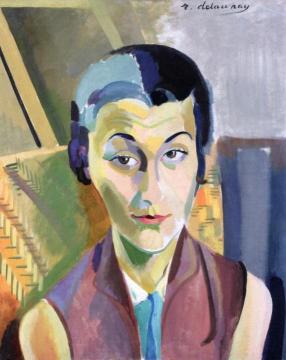 Portrait of Maria Lani Artwork by Robert Delaunay