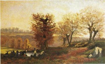 Washing Place in Brittany Artwork by Kitty Kielland