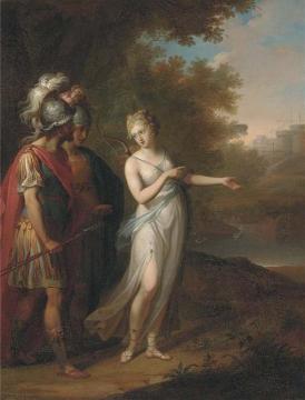 Venus Directing Aeneas and Achates to Carthage Artwork by Angelica Kauffmann