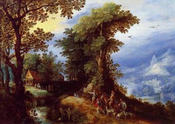 The Return From The Hunt Artwork by Jan Bruegel the Elder